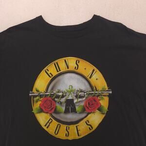 Guns N Roses Short Sleeve Crew Neck Band T Shirt Adult Mens Size XL Black 16193
